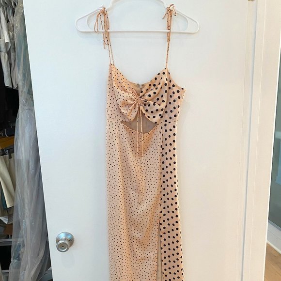 Privacy Please Dresses & Skirts - Privacy Please x Revolve Venice Midi Dress Size: XS Color: Nude & Black